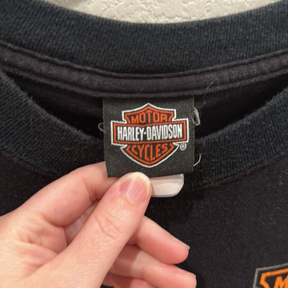 VGUC Harley Davidsons Mens Size L Large ZZZ Toad Large Screen Tee T-Shirt Top - Picture 3 of 9